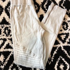 Beulah off white Moto Jeggings